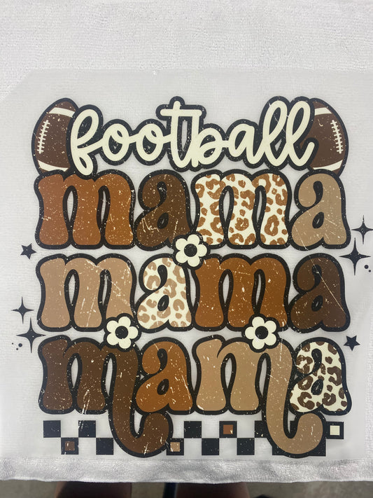 Football Mama Stacked