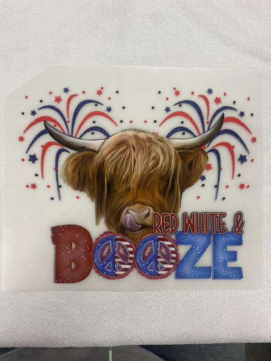 Red White and Booze - Cow