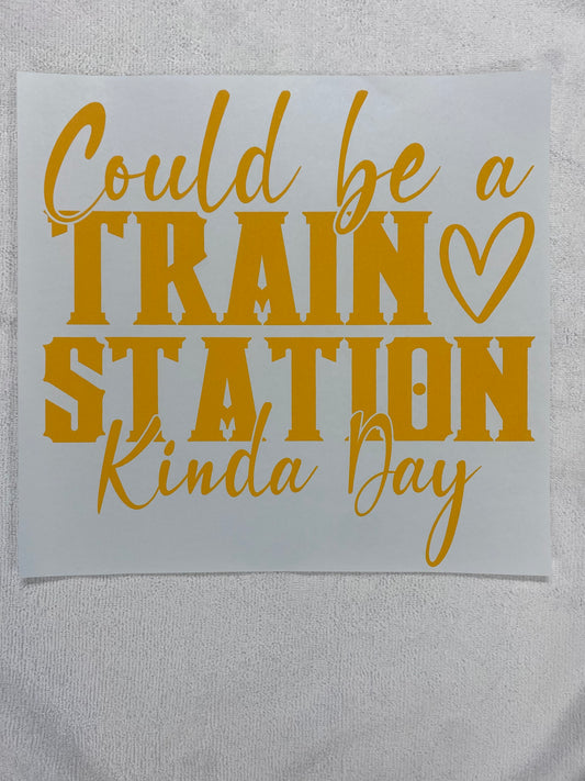 Train Station Kinda Day - Yellow