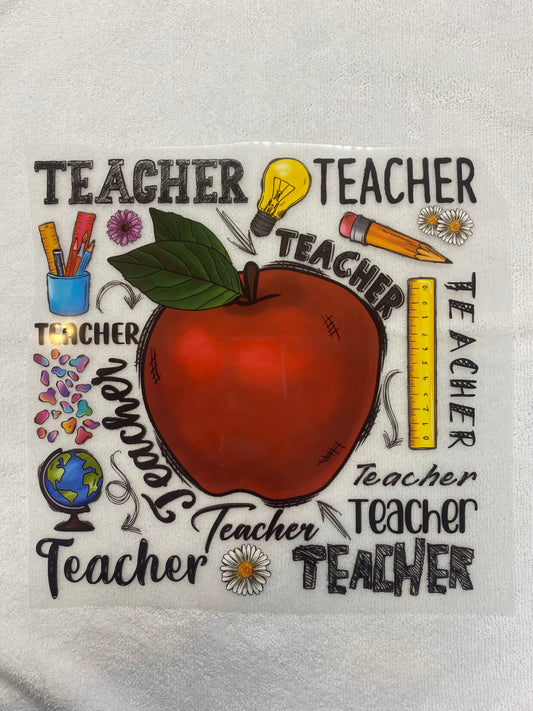 Teacher Apple Collage