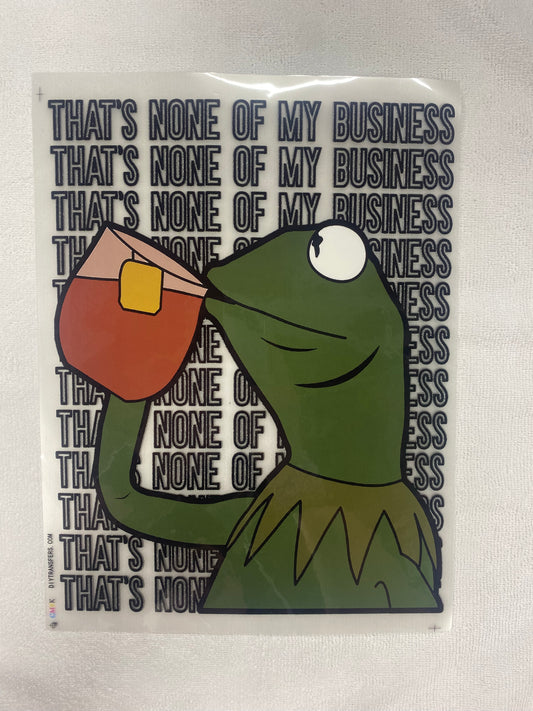 Kermit None of my Business