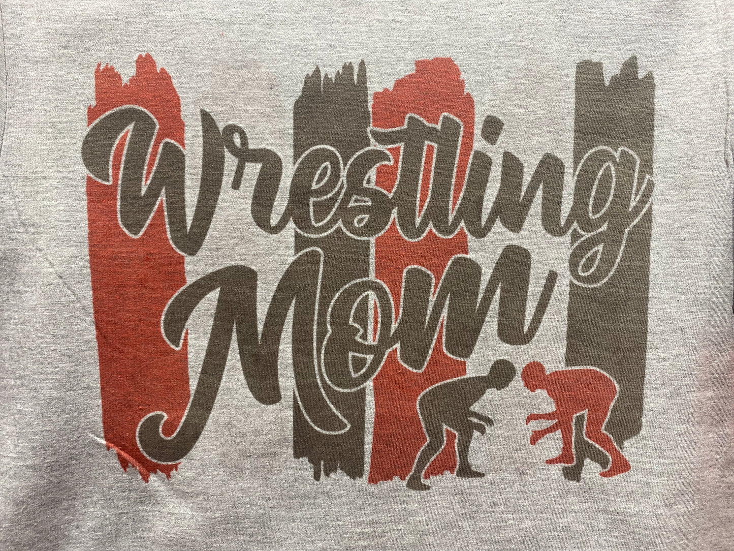 Wrestling Mom Brushstroke Transfer