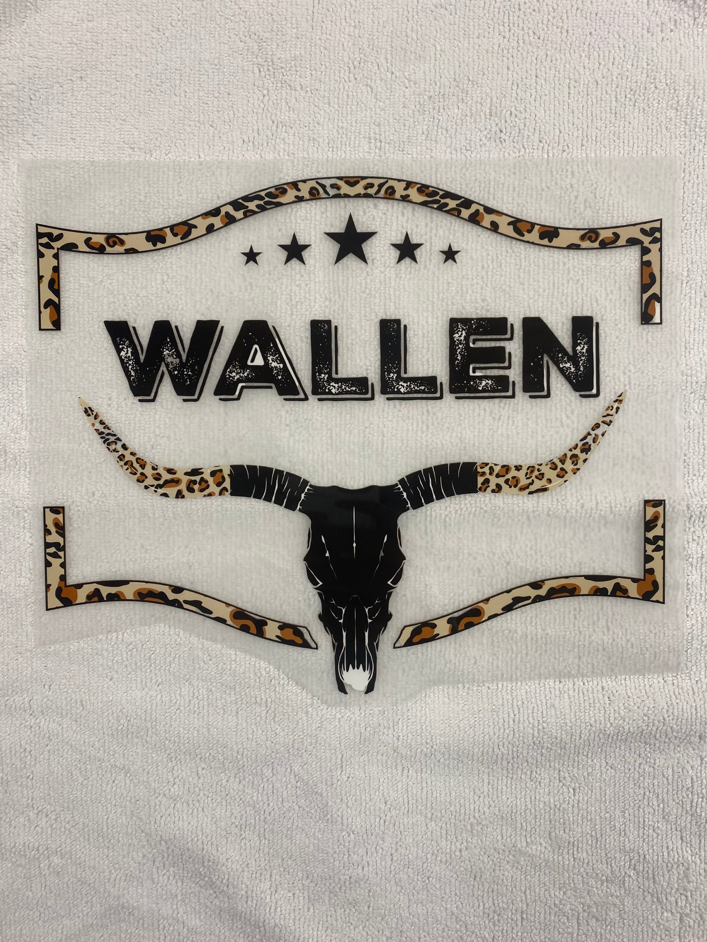 Morgan Wallen Leopard Skull