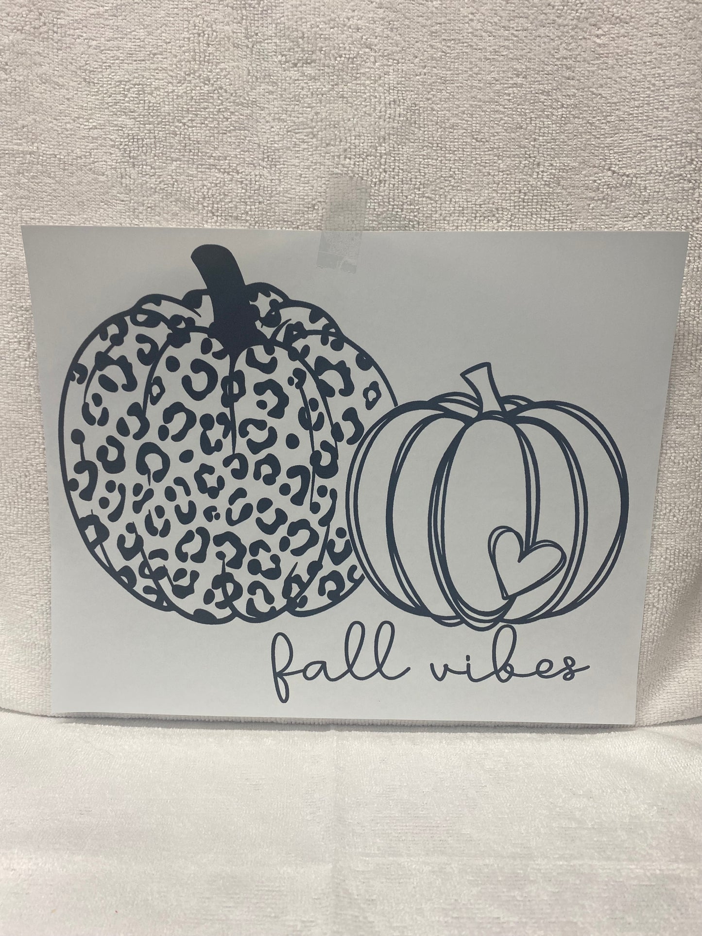 Fall Vibes with Pumpkins Transfer