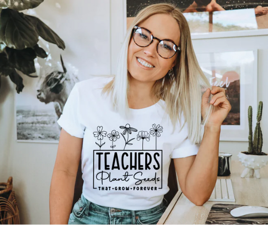 Teachers Plant Seeds Black